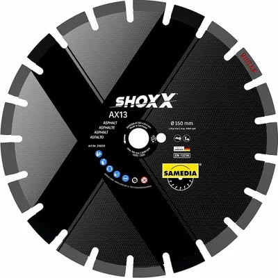 Produktbild von Samedia SHOXX AX13 400 mm x 25,4 Diamant-Trennscheibe