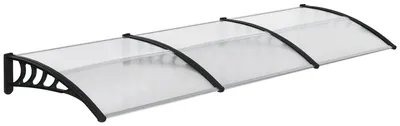 Produktbild von Markise für Haustür - Vordach für Haustür - Überdachung für Haustür - Vordach - Markise für Balkon - Transparentes Polycarbonat