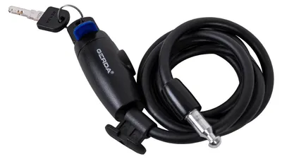 Immagine prodotto di GERDA 36501, lucchetto a spirale per bicicletta, lunghezza 150 cm