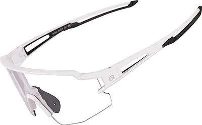 Produktbild von ROCKBROS Fahrradbrille Sonnenbrille Photochromatisch Brille für Outdoor Radfahren weiß