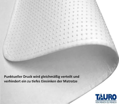 Produktbild von TAURO Noppen Matratzenschoner Textil 90x200cm (Einzelpack = 1 Stück)