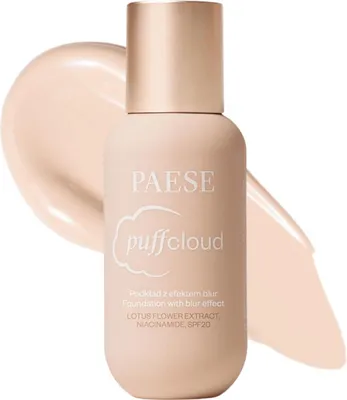Produktbild von PAESE PUFF CLOUD FOUNDATION MIT WEICHZEICHENERFFEKT 00 NEUTRAL BEIGE 37 ml
