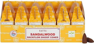 Zdjęcie produktu dla Kadzidło stożkowe z drzewa sandałowego - 75 g