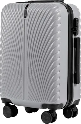 Produktbild von Wings Swan Kabinenkoffer 20" grau - ABS+, Schloss 4 Rollen, elegant