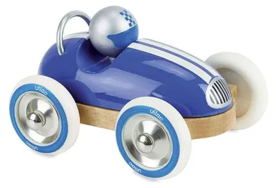 Productafbeelding van Vilac houten auto, vintage roadster, blauw