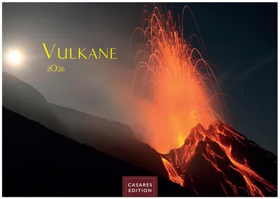 Produktbild von Vulkane Kalender 2026 - Wandkalender | Fotokalender Naturkal