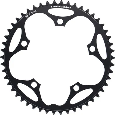 Immagine prodotto di Ingranaggio Stronglight tipo 130 S esterno 50 denti, nero, 9/10 velocità