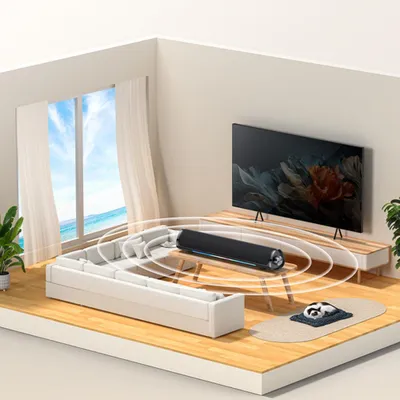 Zdjęcie produktu dla Yesido Głośnik bezprzewodowy (YSW27), 5.3, RGB, TF, AUX, USB, 1200 - czarny