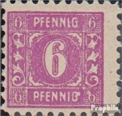 Produktbild von Briefmarken Sowjetische Zone (All.Bes.) 1945 Mi 9 XIII, weißer Fleck am G, I unten verdickt (Feld 56) postfrisch Mecklenburg 1.Ausgabe
