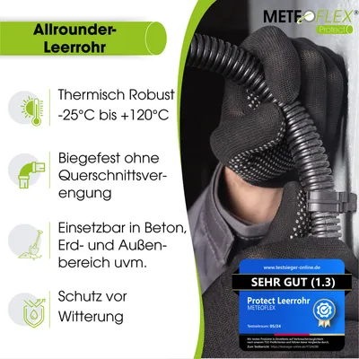 Produktbild von METEOFLEX PROTECT Leerrohr 750N M16-50m