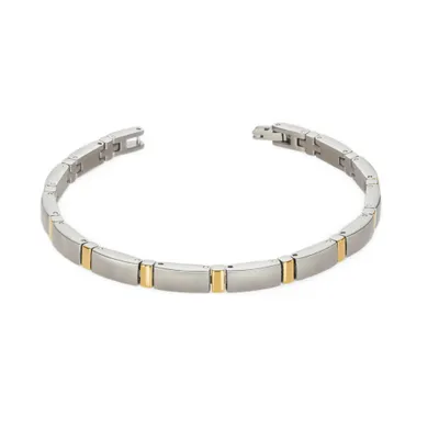 Produktbild von Boccia Damen Armband 0371-02 Titan bicolor goldplattiert