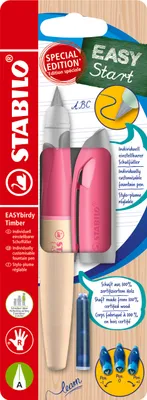 Produktbild von STABILO Schulfüller ergonomisch für Rechtshänder mit Anfänger-Feder A -  EASYbirdy Timb…