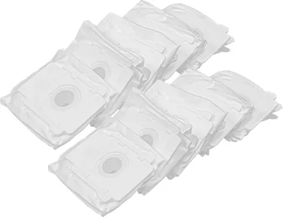Produktbild von vhbw 10x Staubbeutel kompatibel mit iRobot Roomba i7 Plus, i7, i7+, J7-Serie, e6, S9-Serie, e5 Saugroboter - 27,5cm x 15cm Weiß