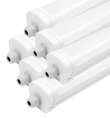 Produktbild von Ledvion 6er Set Feuchtraumleuchte LED 120cm 36W 130lm/W 4000K IP65