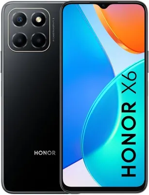 Produktbild von Honor X6, 16,5 cm (6.5"), 4 GB, 64 GB, 50 MP, Android 12, Schwarz