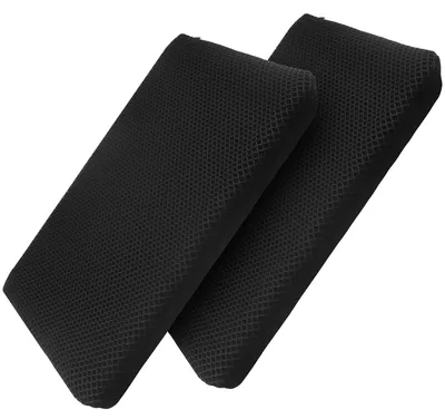 Image de Elzusha - Lot de 2 coussins de gel pour siège, structure en nid d'abeille, 43x36 cm, antidérapants