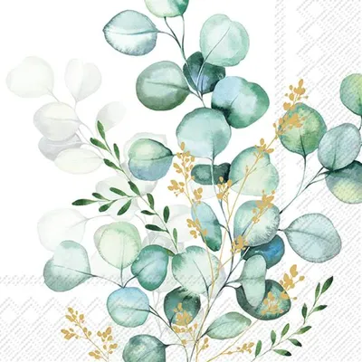 Produktbild von Serviette "Eucalyptus", 20 Stück