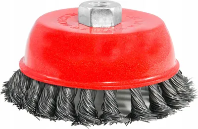 Obrázek produktu pro Přední drátěný kartáč na kotouče - opletený drát 125mm M14 00378