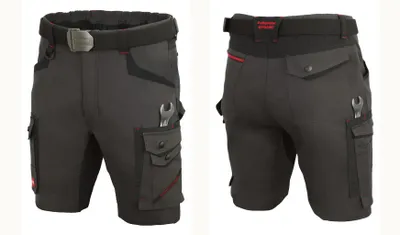 Produktbild von Art.Mas Kurze Arbeitshose Professional Dunkelgrau Bundhose Shorts 260 g/m² Gr. 58