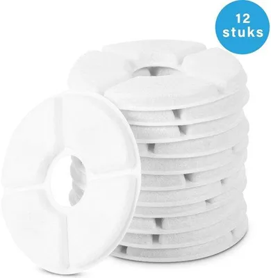 Zdjęcie produktu dla Uniwersalny zestaw filtrów do wody dla kotów i psów z 12 filtrami węglowymi – uniwersalny zestaw filtrów do wody dla kotów i psów – uniwersalny