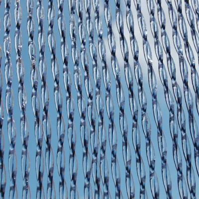 Produktbild von Türvorhang "Albi 1" 100 x 230 cm transparent/schwarz