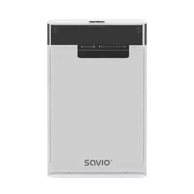 Produktbild von Savio 2.5  Externes HDD/SSD-Gehäuse  USB 3.0  transparent  AK-66