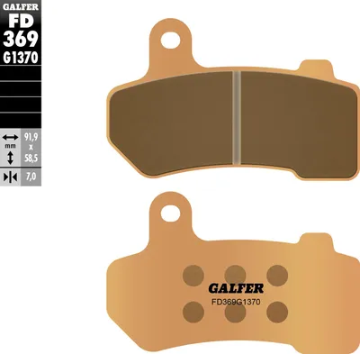 Obrázok produktu pre Plaquettes de frein Galfer - Céramique