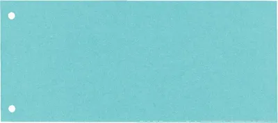 Produktbild von Esselte Trennstreifen für DIN A4 Format gelocht blau