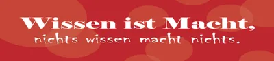 Produktbild von vianmo Blechschild 10x46 cm Wissen ist Macht