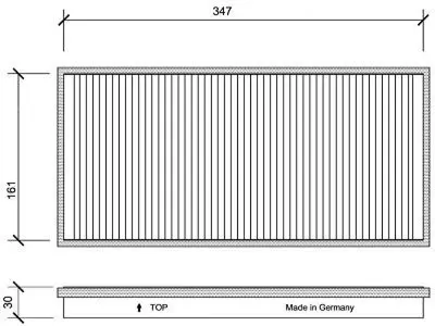 Produktbild von DIEDERICHS DCI1041 Innenraumfilter Pollenfilter für FORD FOCUS (DAW, DBW) Aktivkohle