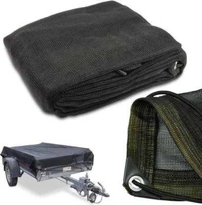 Obrázek produktu pro Síť s jemnými oky, 1,5 x 2,5 m, černá, s gumovým lanem