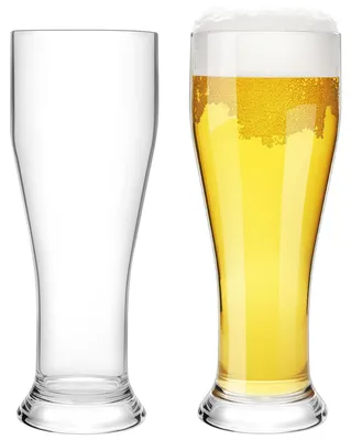 Pint Biergläser Set 2er 480 ml – unzerbrechlich, spülmaschinenfest