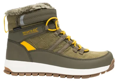 Produktbild von Regatta - "Elbourne" Schneestiefel für Kinder RG13329 (35 EU) (Rindengrün/Sonnenuntergang)