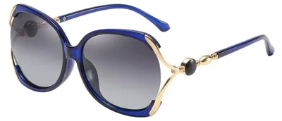 Produktbild von Techsuit - Sunglasses Polarized (1722) Damen-Polarisationssonnenbrille mit UV-Schutz aus PC – blau / grau