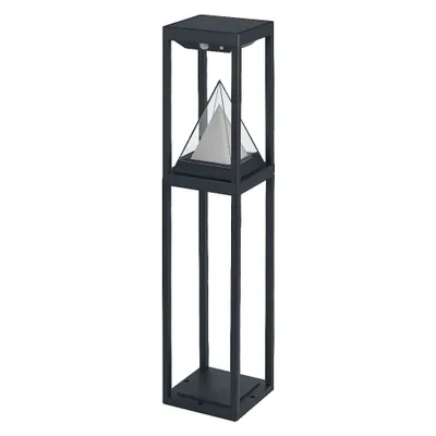 Zdjęcie produktu dla LEDVANCE SMART+ Outdoor Bluetooth solar path light, z ciepłym białym (3000K) i kolorowym światłem, może być bez prądu, do 2,5 godziny świecenia przy 100% światła, ładowany za pomocą kabla USB-C, IP44, czarny