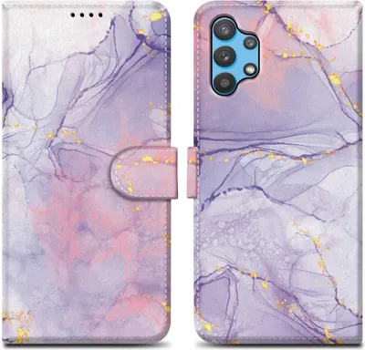 Obrázek produktu pro Cadorabo Ochranné pouzdro pro Samsung Galaxy A32 5G Case Design Purple Mobile Case Cover Magnetic Case Cover
