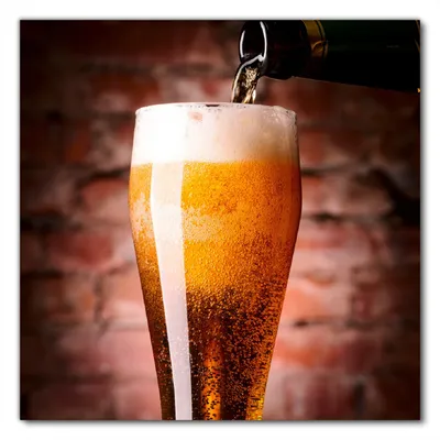 Produktbild von Wallario selbstklebende Möbelfolie/ Tischdecke für Innen und Außen, Größe: 60 x 60 cm - Frisches Pils