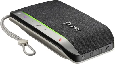 Zdjęcie produktu dla HP Poly Telefon konferencyjny Poly Sync 20 USB-A, zatwierdzony do współpracy z aplikacją Microsoft Teams, PC, Srebrny, 0,715 m, IP64, Windows 10, Windows 11, MacOS