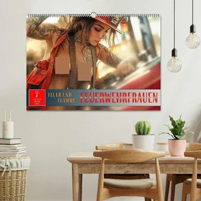 Produktbild von Feuerwehrfrauen - Feuer und Flamme (Wandkalender 2026 DIN A2 quer), CALVENDO Monatskalender