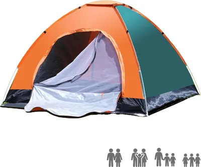 Produktbild von KEELYY Wurfzelt 2 Personen Pop Up Zelt Leicht Camping Wasserdicht Kuppelzelt Automatisches für Strand, Outdoor, Camping, Angeln