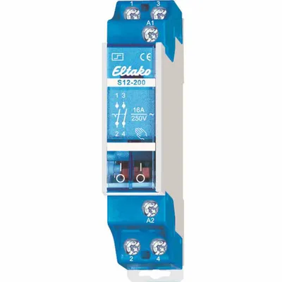 Produktbild von ELTAKO Stromstoßschalter 24VAC 2S 1TE 16A 250V REG