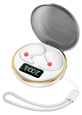 Produktbild von Bluetooth In-Ear Schlafkopfhörer, Ultraleicht für Seitenschläfer & Kleine Ohren, Geräuschunterdrückung, Bluetooth 5.3, Kompatibel mit iOS & Android