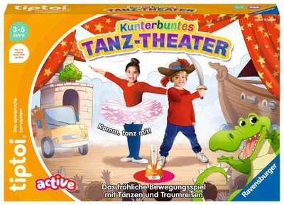 Obrázok produktu pre tiptoi® ACTIVE Farebné tanečné divadlo Ravensburger 00128
