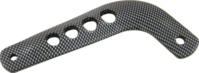 Obrázek produktu pro Výfuková vzpera krátká, enduro, hliníkový karbonový vzhled - Simson S51, S70, S53, S83 Enduro