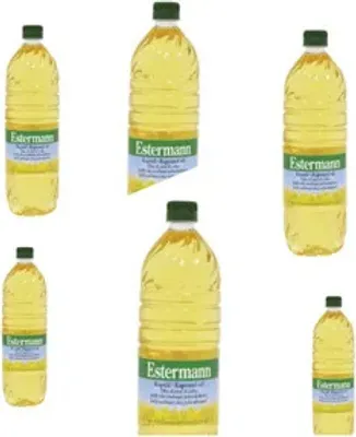 Produktbild von Rapsöl Estermann - 6 x 1 L PET-Flasche, feines Öl zum Kochen, Braten und für den Salat