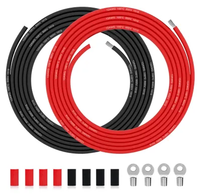 Obrázok produktu pre 3,3 mm² PVC kábel – 12 AWG pocínovaný medený vodič, 6 metrov