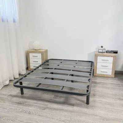 Productafbeelding van Lattenbodem 90 x 190 cm, breed en geluidsdempend, met schroefpoten, hoge stabiliteit en robuustheid, ideaal voor slaapkamer en logeerkam