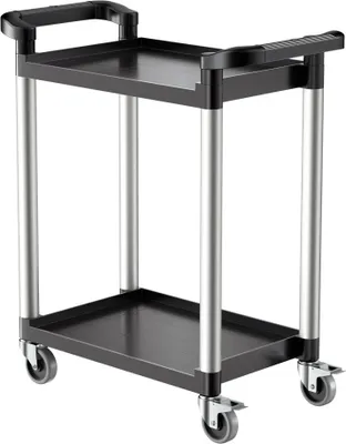 Produktbild von Zweistufiger Servicewagen 136kg - Mehrzweckwerkzeugwagen 800x410x945mm - Werkzeugwagen für Werkstätten und Lagerhäuser