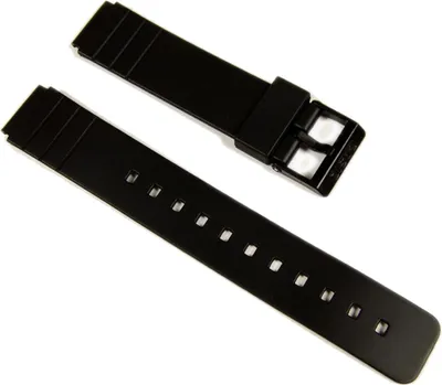 Produktbild von Casio Ersatzband Uhrenarmband Resin 16mm MQ-24 / MQ-58- / EB-3011- / MQ-76-