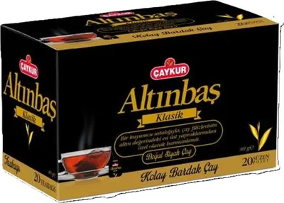 Produktbild von Caykur ALTINBAS Türkischer Schwarztee im Beutel Classic 200g (40 x 5g)